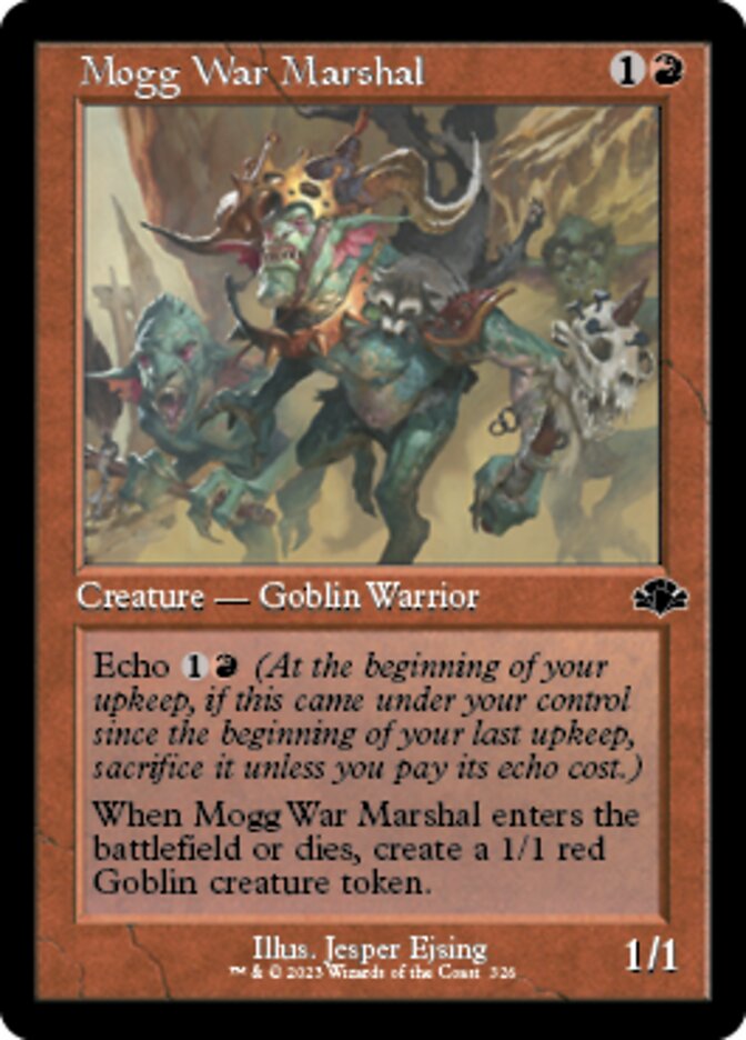 Mogg War Marshal (Retro) [Dominaria Remastered] | Gamer Loot