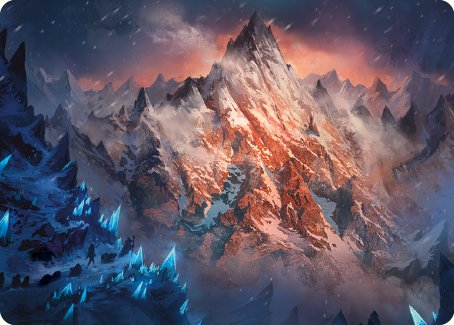 Mountain Art Card [The Lord of the Rings: Tales of Middle-earth Art Series] | Gamer Loot