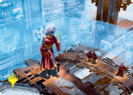 Universal Surveillance Art Card (Gold-Stamped Signature) [Kamigawa: Neon Dynasty Art Series] | Gamer Loot