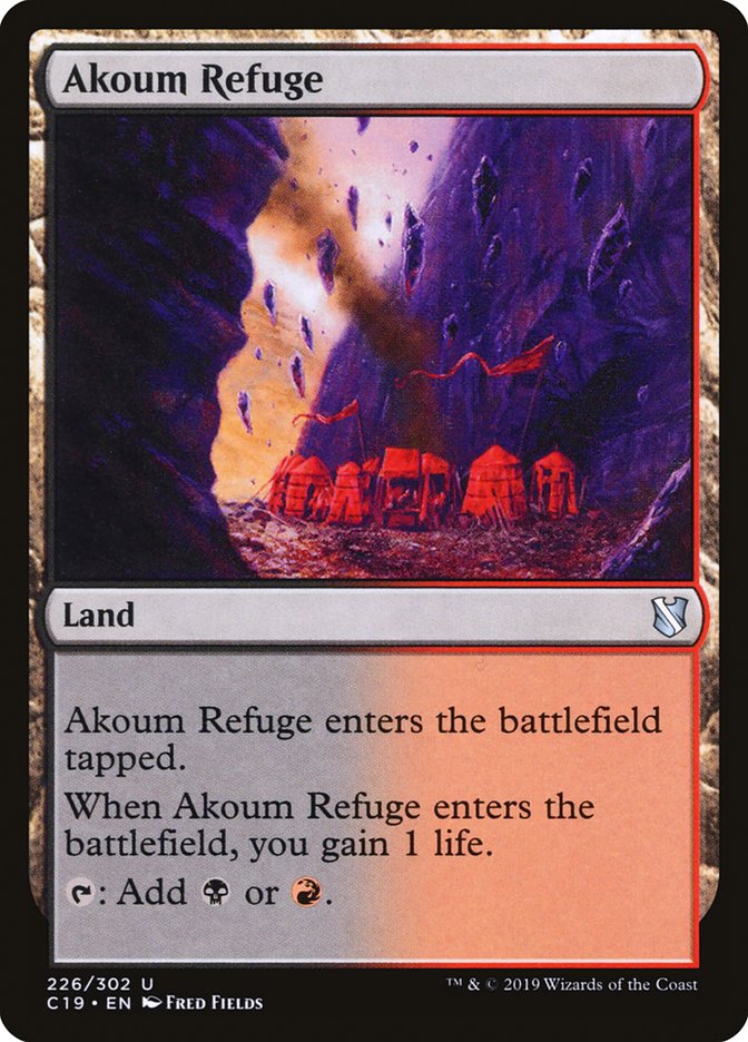 Akoum Refuge [Commander 2019] | Gamer Loot