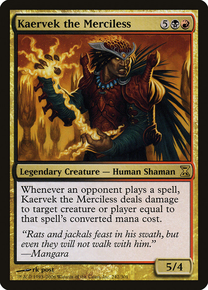 Kaervek the Merciless [Time Spiral] | Gamer Loot