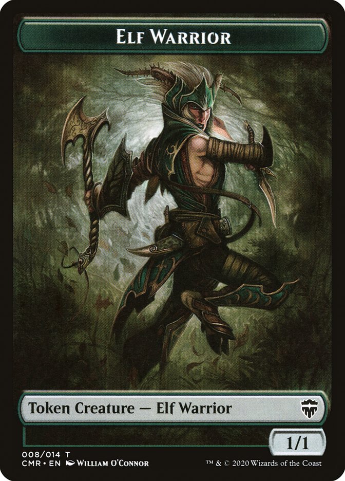 Elf Warrior // Zombie Token [Commander Legends Tokens] | Gamer Loot