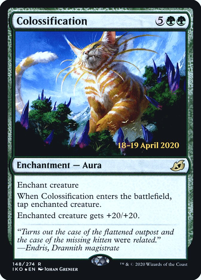 Colossification  [Ikoria: Lair of Behemoths Prerelease Promos] | Gamer Loot