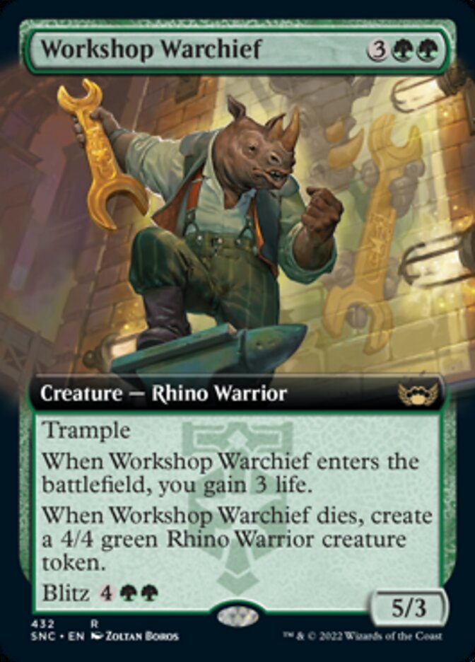 Workshop Warchief (Extended Art) [Streets of New Capenna] | Gamer Loot