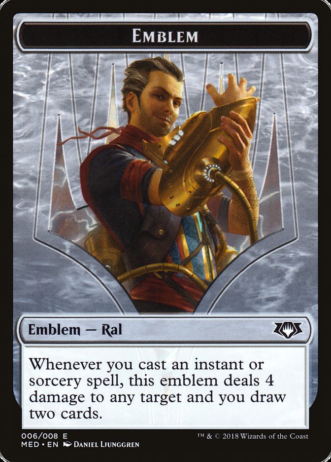 Ral, Izzet Viceroy Emblem [Mythic Edition Tokens] | Gamer Loot