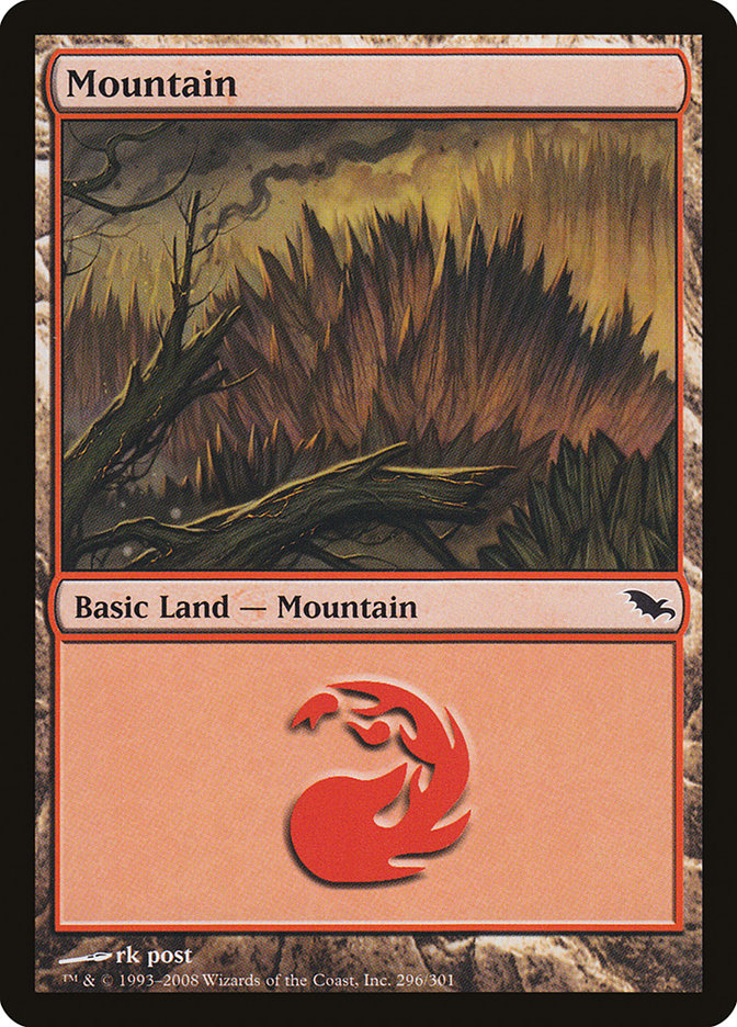 Mountain (296) [Shadowmoor] | Gamer Loot