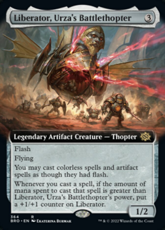 Liberator, Urza's Battlethopter (Extended Art) [The Brothers' War] | Gamer Loot