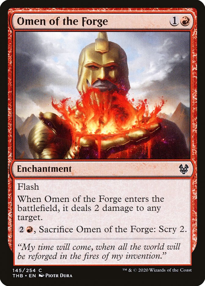 Omen of the Forge [Theros Beyond Death] | Gamer Loot