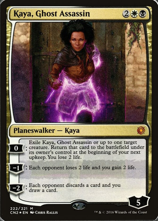 Kaya, Ghost Assassin (222/221) [Conspiracy: Take the Crown] | Gamer Loot