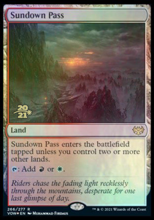 Sundown Pass [Innistrad: Crimson Vow Prerelease Promos] | Gamer Loot