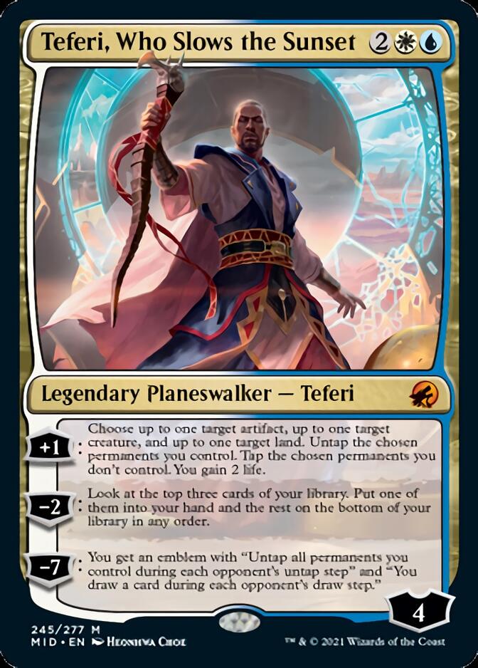 Teferi, Who Slows the Sunset [Innistrad: Midnight Hunt] | Gamer Loot