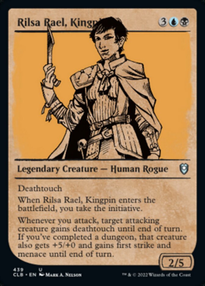 Rilsa Rael, Kingpin (Showcase) [Commander Legends: Battle for Baldur's Gate] | Gamer Loot