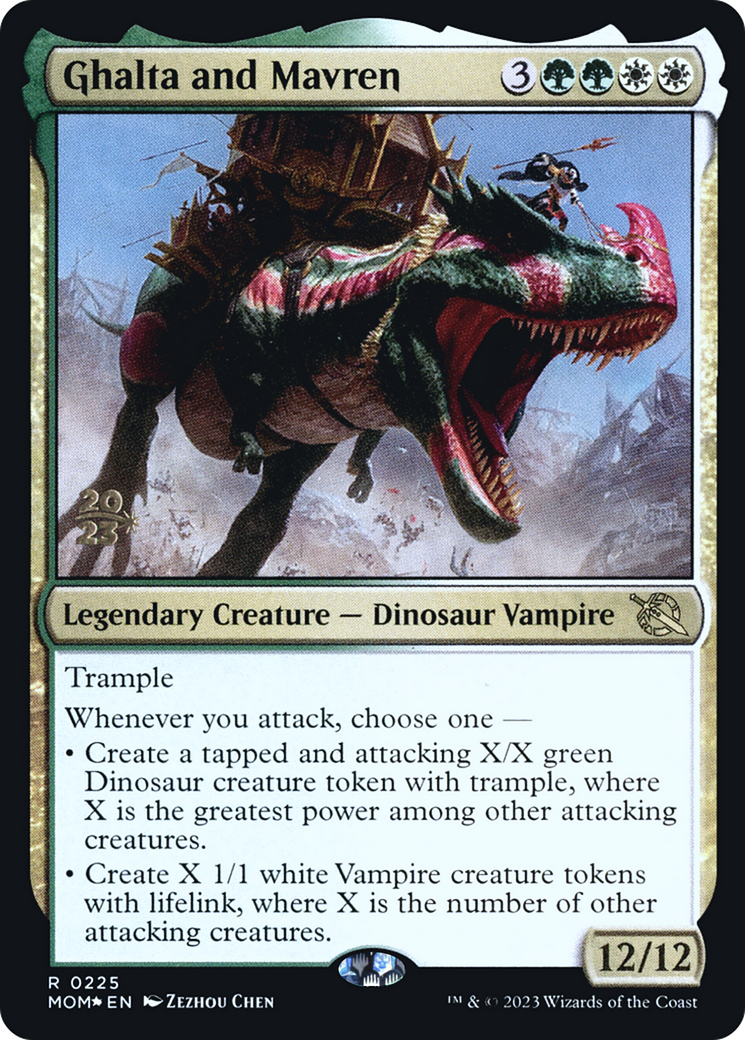 Ghalta and Mavren [March of the Machine Prerelease Promos] | Gamer Loot