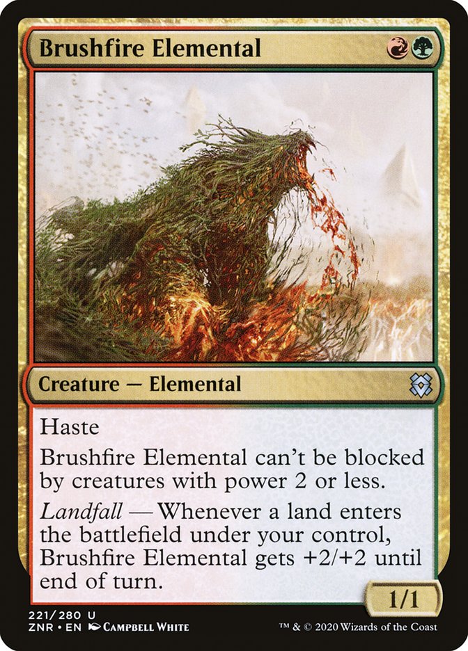 Brushfire Elemental [Zendikar Rising] | Gamer Loot