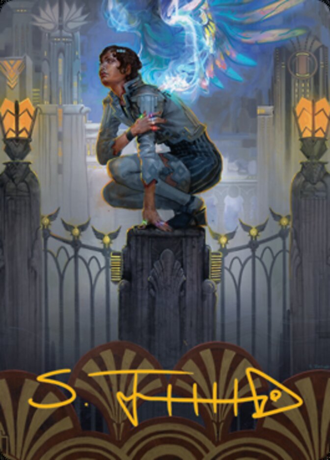 Giada, Font of Hope 2 Art Card (Gold-Stamped Signature) [Streets of New Capenna Art Series] | Gamer Loot