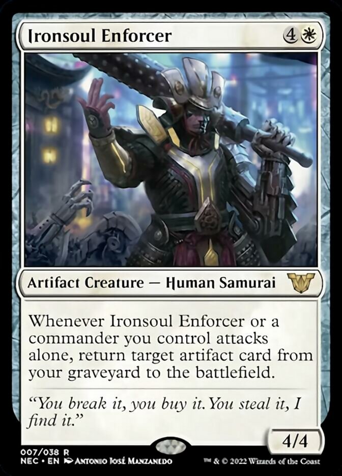 Ironsoul Enforcer [Kamigawa: Neon Dynasty Commander] | Gamer Loot