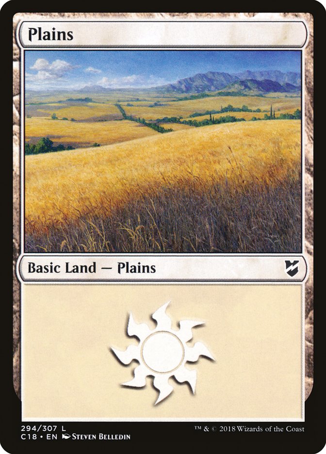 Plains (294) [Commander 2018] | Gamer Loot