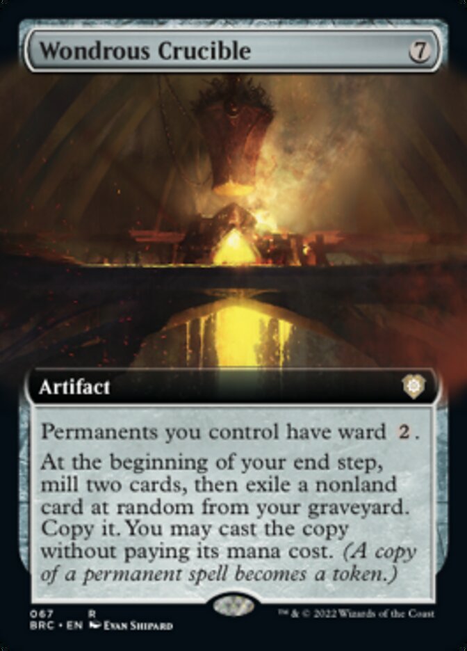 Wondrous Crucible (Extended Art) [The Brothers' War Commander] | Gamer Loot