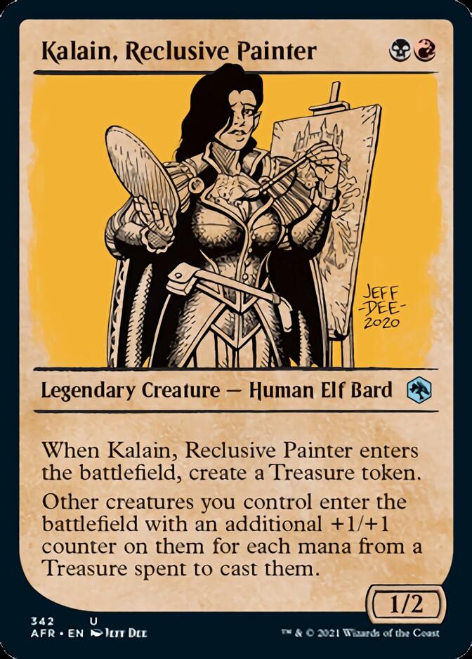 Kalain, Reclusive Painter (Showcase) [Dungeons & Dragons: Adventures in the Forgotten Realms] | Gamer Loot