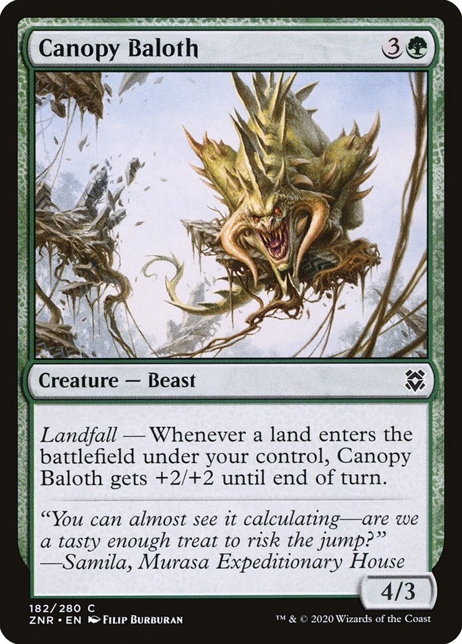 Canopy Baloth [Zendikar Rising] | Gamer Loot