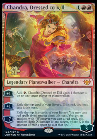 Chandra, Dressed to Kill [Innistrad: Crimson Vow Prerelease Promos] | Gamer Loot