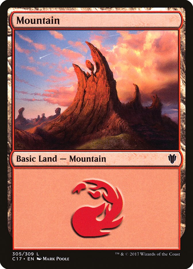 Mountain (305) [Commander 2017] | Gamer Loot