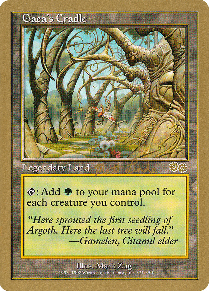 Gaea's Cradle (Matt Linde) [World Championship Decks 1999] | Gamer Loot