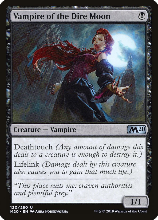 Vampire of the Dire Moon [Core Set 2020] | Gamer Loot