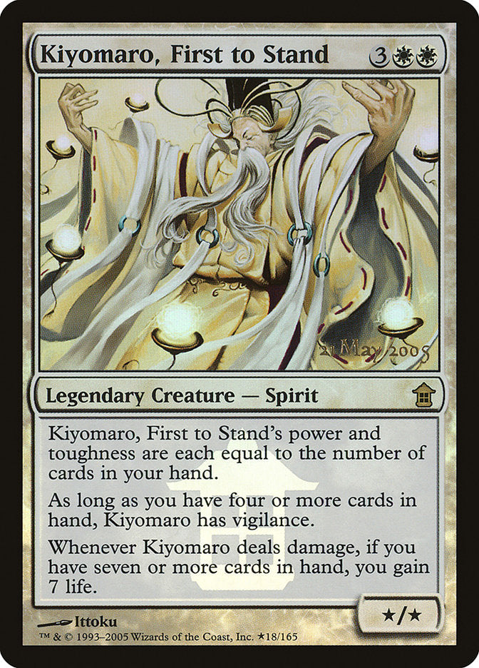 Kiyomaro, First to Stand [Saviors of Kamigawa Promos] | Gamer Loot