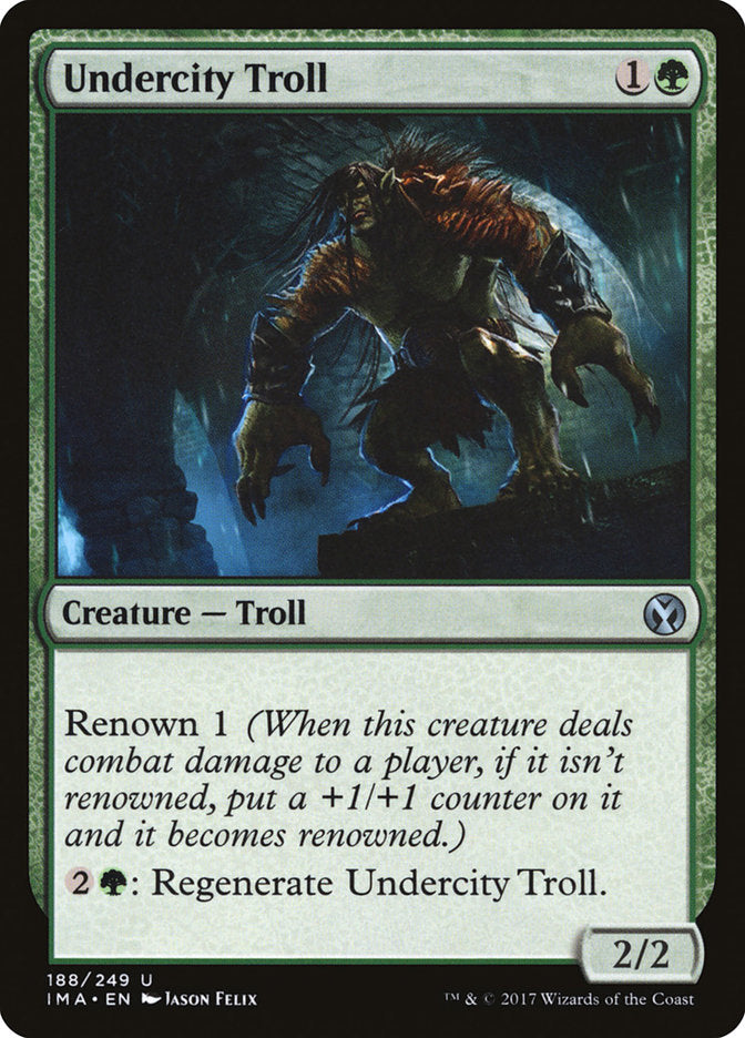 Undercity Troll [Iconic Masters] | Gamer Loot