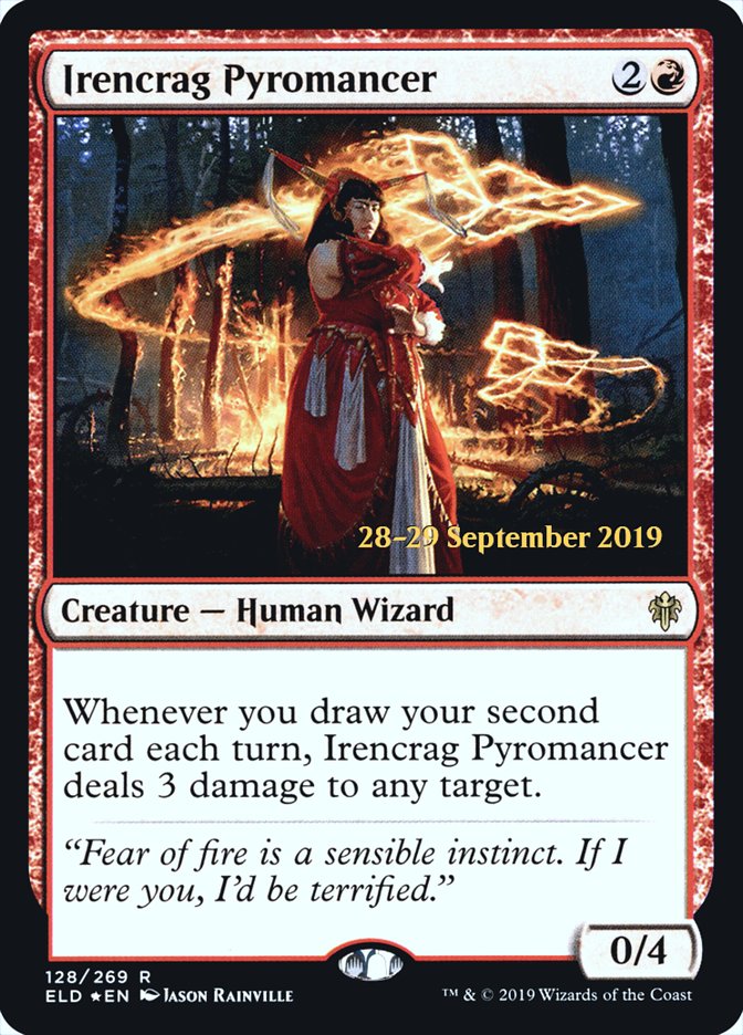 Irencrag Pyromancer  [Throne of Eldraine Prerelease Promos] | Gamer Loot