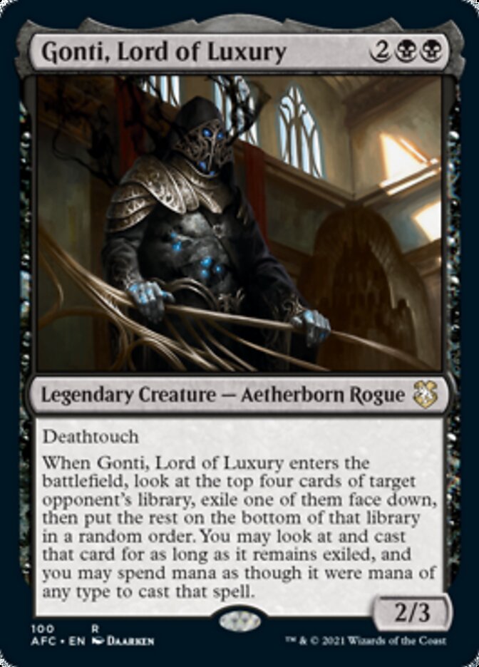 Gonti, Lord of Luxury [Dungeons & Dragons: Adventures in the Forgotten Realms Commander] | Gamer Loot