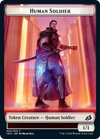 Human Soldier (005) // Zombie Double-sided Token [Commander 2020 Tokens] | Gamer Loot