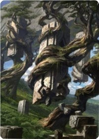 Forest 2 Art Card [Zendikar Rising Art Series] | Gamer Loot