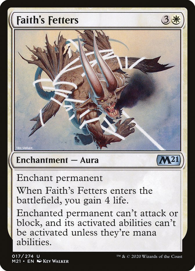 Faith's Fetters [Core Set 2021] | Gamer Loot