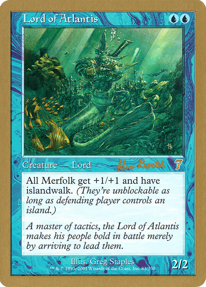 Lord of Atlantis (Alex Borteh) [World Championship Decks 2001] | Gamer Loot