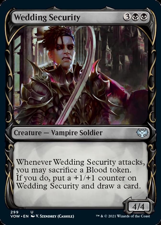 Wedding Security (Showcase Fang Frame) [Innistrad: Crimson Vow] | Gamer Loot