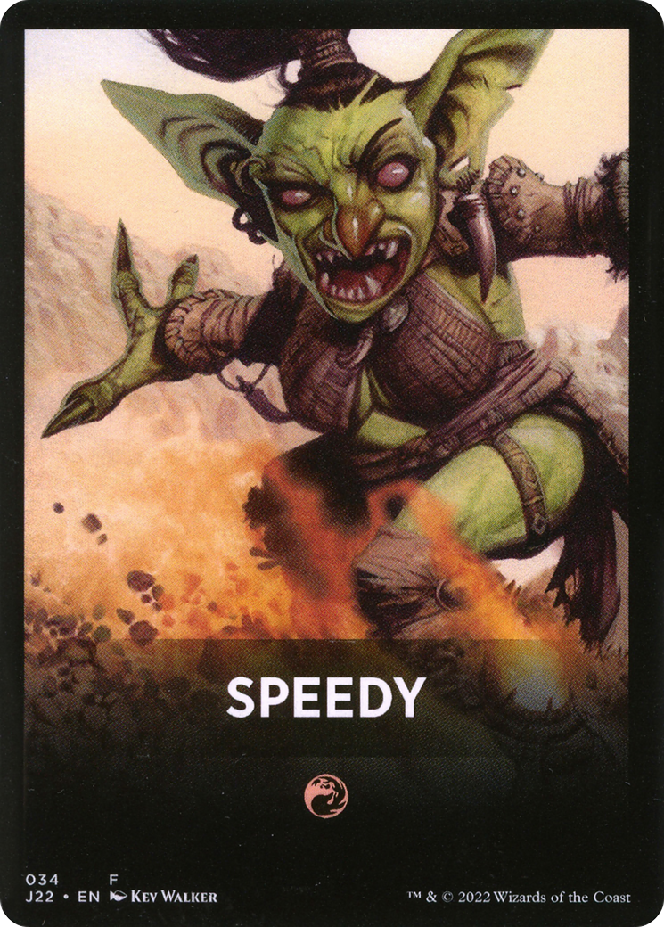 Speedy Theme Card [Jumpstart 2022 Front Cards] | Gamer Loot