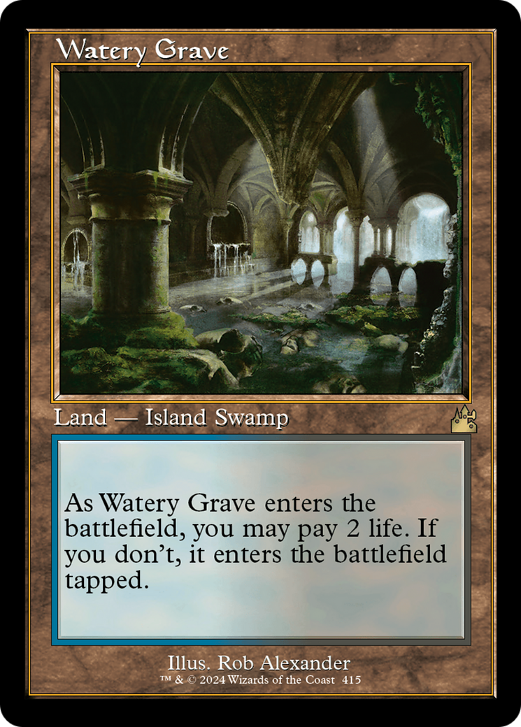 Watery Grave (Retro) [Ravnica Remastered] | Gamer Loot