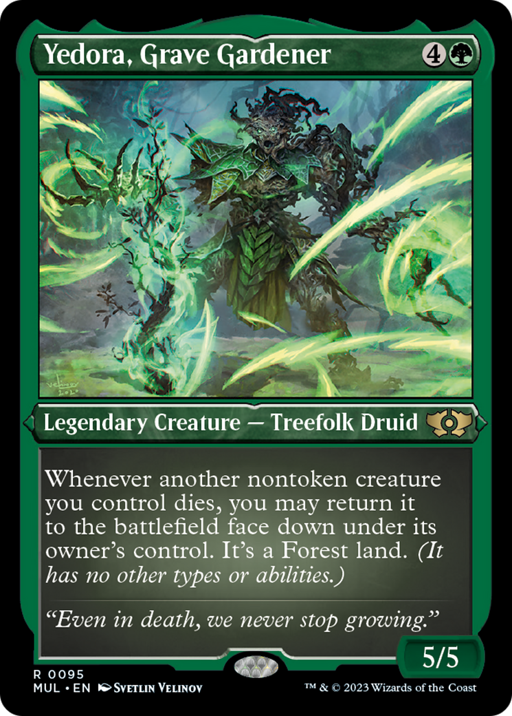 Yedora, Grave Gardener (Foil Etched) [Multiverse Legends] | Gamer Loot