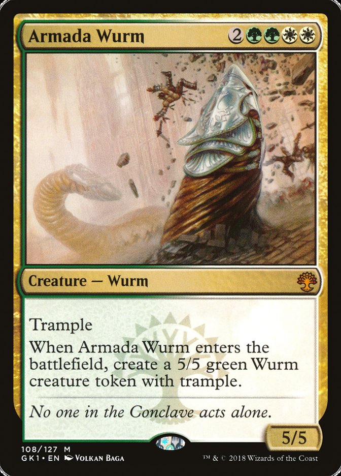 Armada Wurm [Guilds of Ravnica Guild Kit] | Gamer Loot