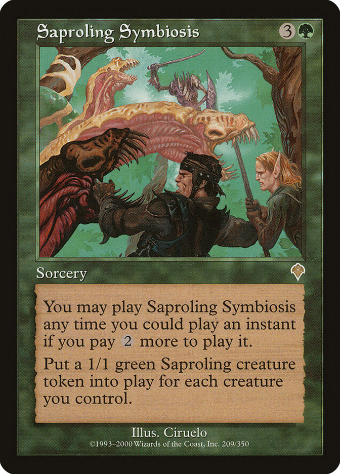 Saproling Symbiosis [Invasion] | Gamer Loot