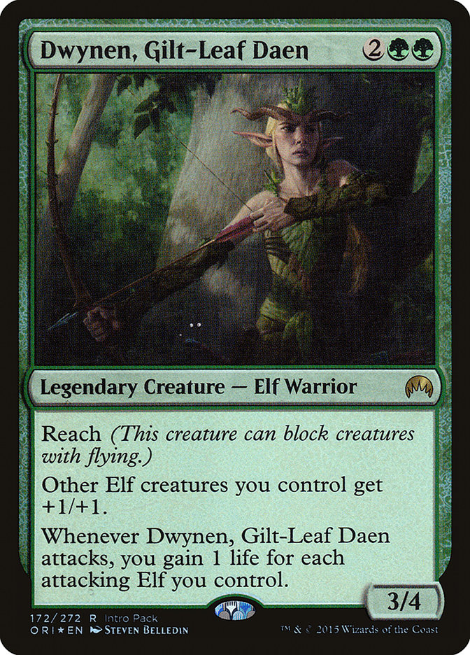 Dwynen, Gilt-Leaf Daen [Magic Origins Promos] | Gamer Loot