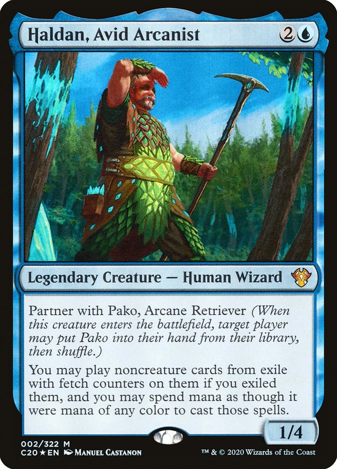 Haldan, Avid Arcanist [Commander 2020] | Gamer Loot