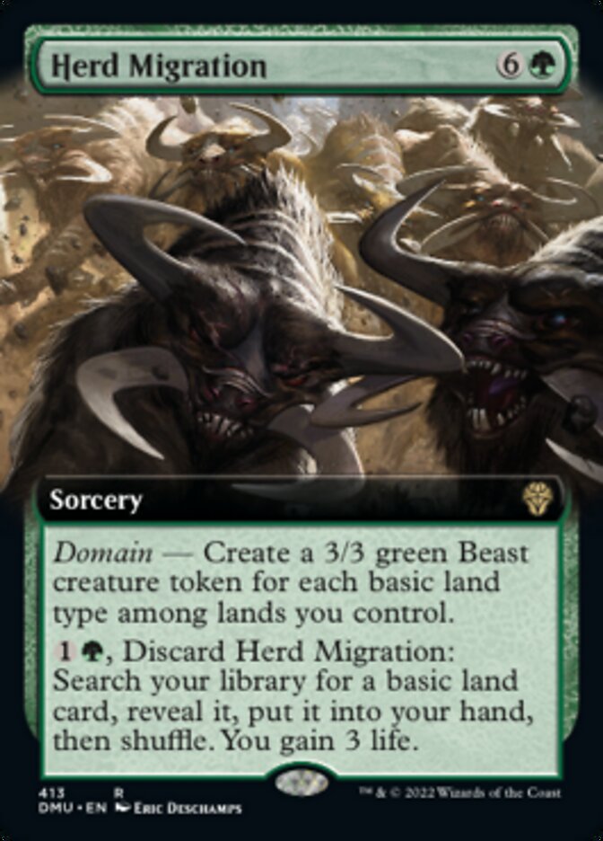 Herd Migration (Extended Art) [Dominaria United] | Gamer Loot