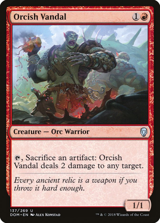 Orcish Vandal [Dominaria] | Gamer Loot