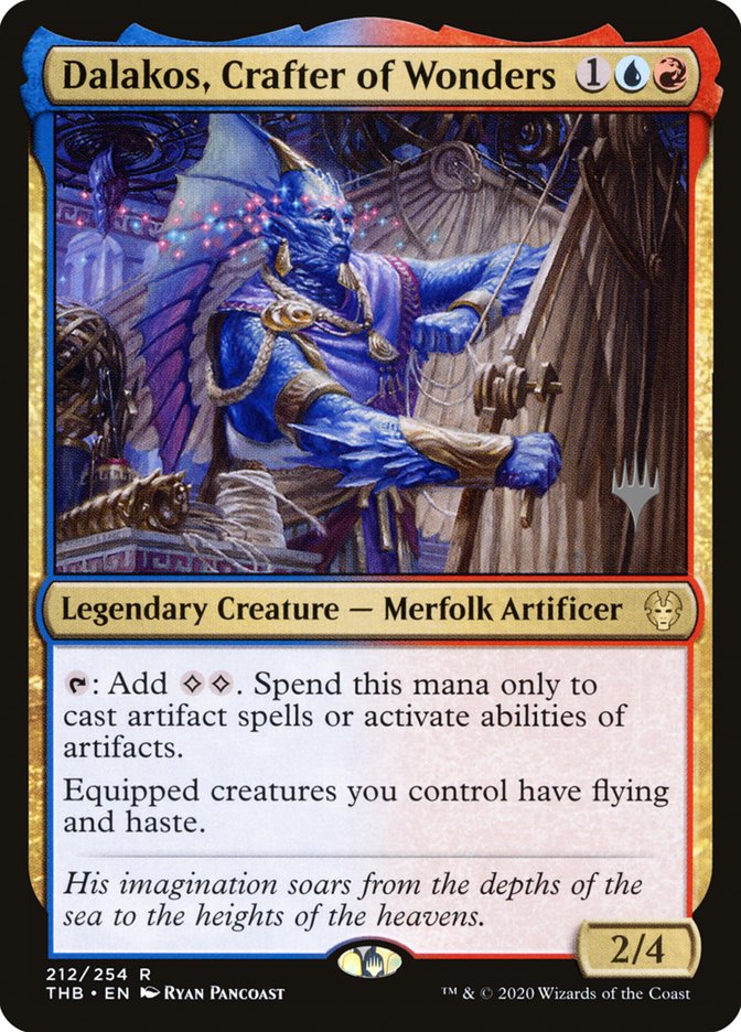 Dalakos, Crafter of Wonders (Promo Pack) [Theros Beyond Death Promos] | Gamer Loot