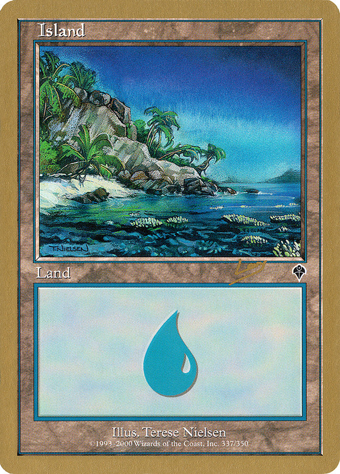 Island (rl337a) (Raphael Levy) [World Championship Decks 2002] | Gamer Loot