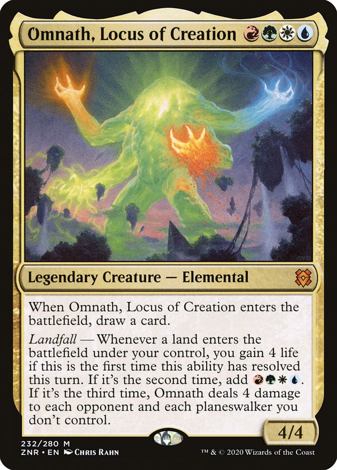 Omnath, Locus of Creation [Zendikar Rising] | Gamer Loot