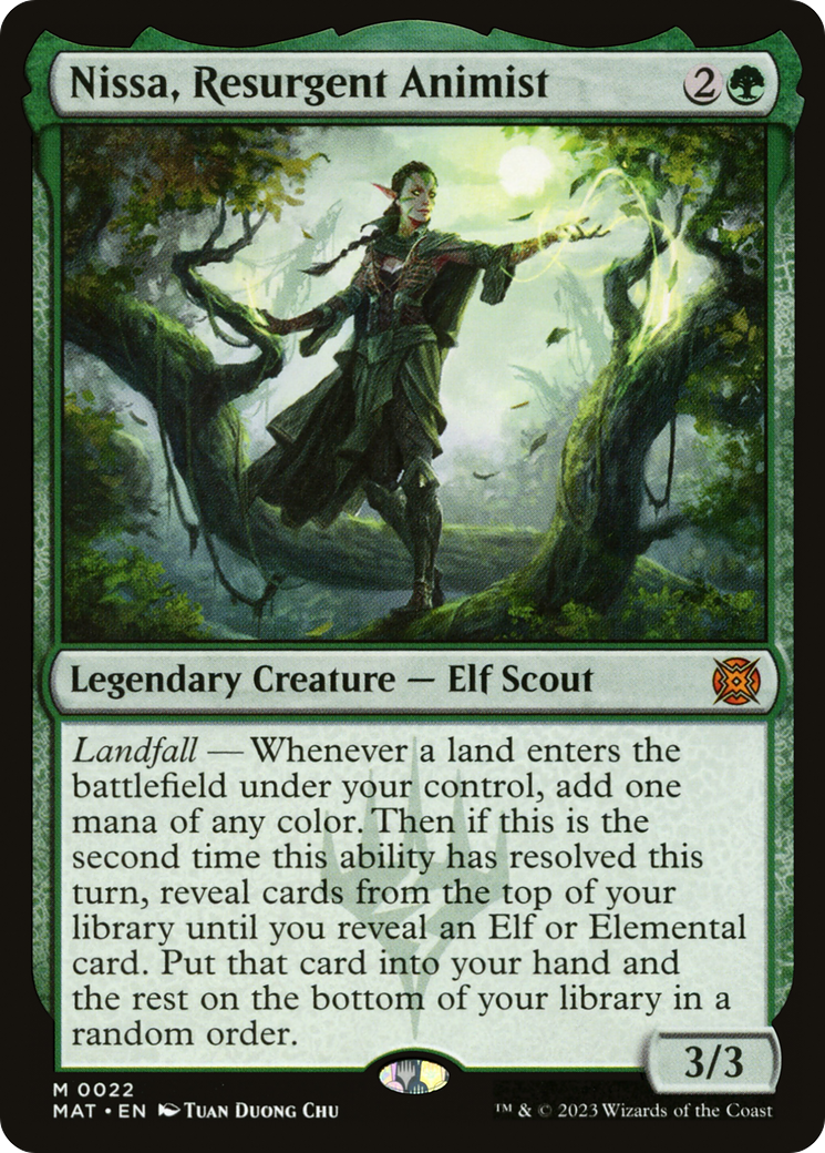 Nissa, Resurgent Animist [March of the Machine: The Aftermath] | Gamer Loot